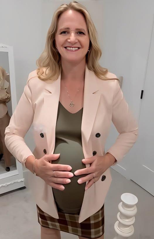 Congratulations!! Christine Brown & David Woolley TEARS UP AT WELCOMING HER NEW BABY!