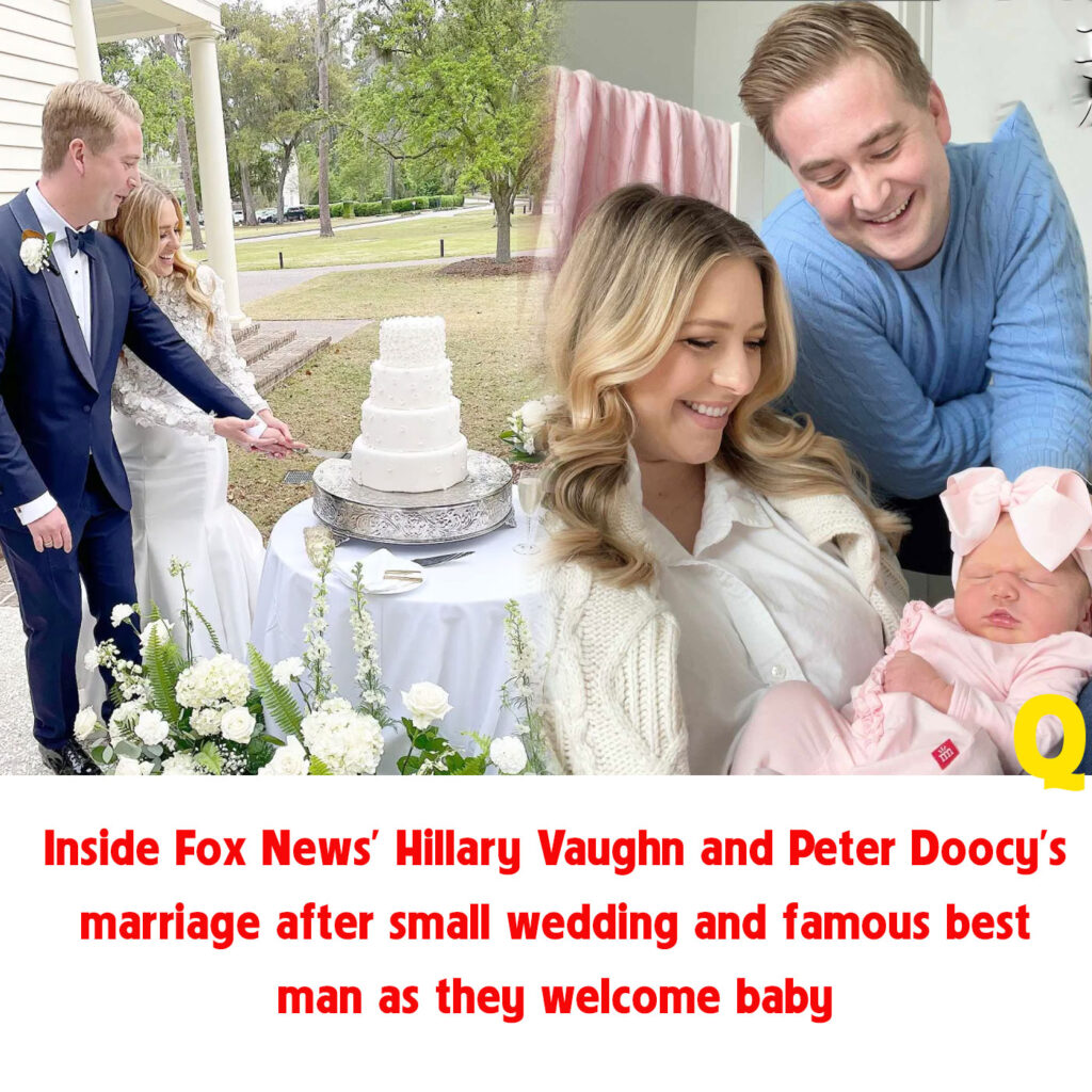 Inside Fox News’ Hillary Vaughn and Peter Doocy’s marriage after small wedding and famous best man as they welcome baby